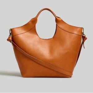 NWT Madewell leather Sydney Cutout Tote